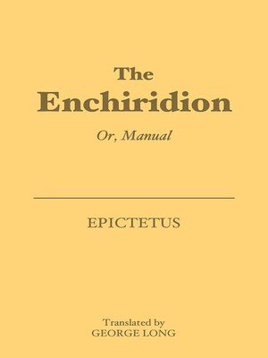 cover image of The Enchiridion